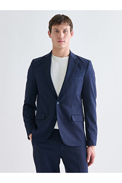 LC Waikiki Ανδρικό μπλέιζερ μπλέ σταντάρ τύπου Navy Blue