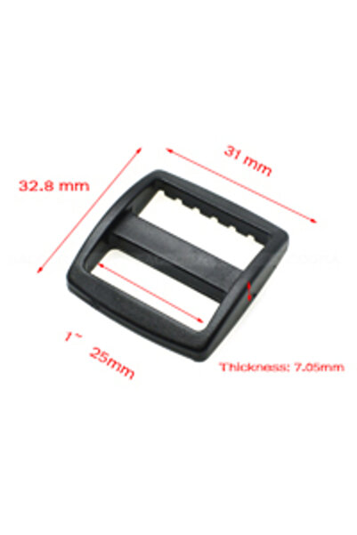 Choice4 Webbing Size 25mm 10pcs/pack Plastic Slider Tri Glide Adjust Buckles ...