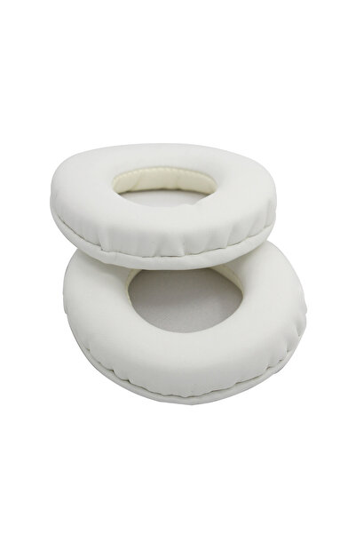 Choice وسادة أذن بيضاء مقاس 80 مم، وسادة أذن بديلة لسماعات الرأس من نوع Audio...