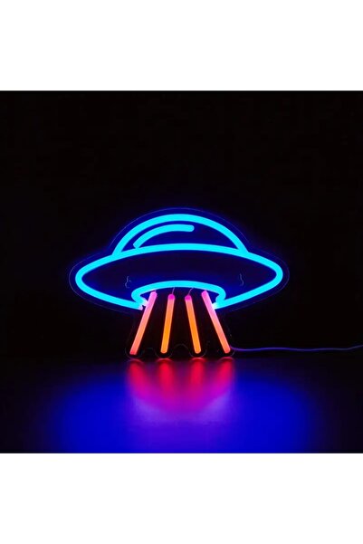 Choice UFO LED Neon Lights Dimmable Space Neon Signs for Wall UFO Neon Light up Sign for Bedroom Kids Space