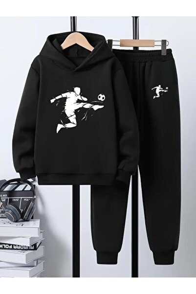 Cevval Παιδικό φούτερ με κουκούλα και φούτερ με στάμπα 3 νήματα με ανάλαφρο χρώμα για το φθινόπωρο/το χειμώνα