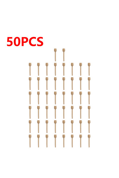 Choice 50 قطعة 1-50 قطعة 8.4 سم عصا تحريك العسل مقبض خلط ملعقة عملي خشبي مغرف...