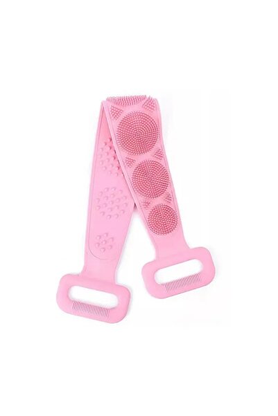 Choice3 إسفنجة جسم وردية فرشاة ظهر سيليكون مناشف حمام فرك فرك الظهر تقشير تدل...