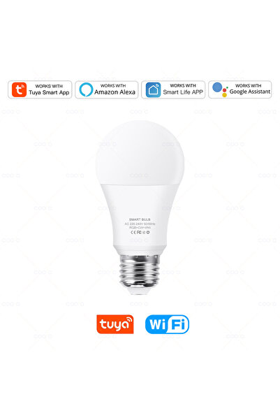 Choice WiFi AC 220V Tuya WiFi/Bluetooth لمبة ذكية E27 RGB+C+W لمبات ذكية AC 2...