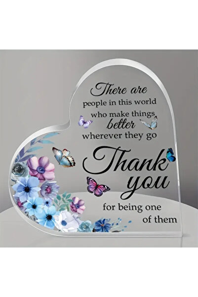 Choice DM-1201 هدايا تقدير للمعلمين هدايا شكر لزملاء العمل تذكار قلب أكريليك ...