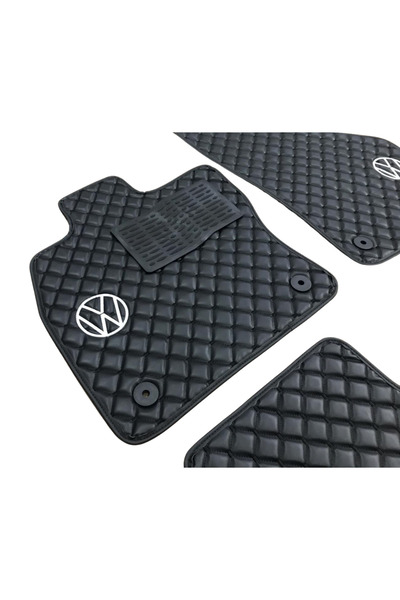 Volkswagen Oto Halı Paspas Jetta (1B) 2010–2018 Uyumlu R Line Sport Kaymaz & Şık Tasarım