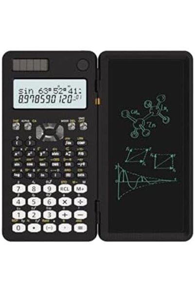 Green Lion Scientific Calculator & Writing Pad - Black