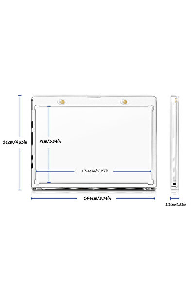 Choice Other 1pc transparent photo frame, memory card holder, anti-UV magnetic card holder, anti-wear corne