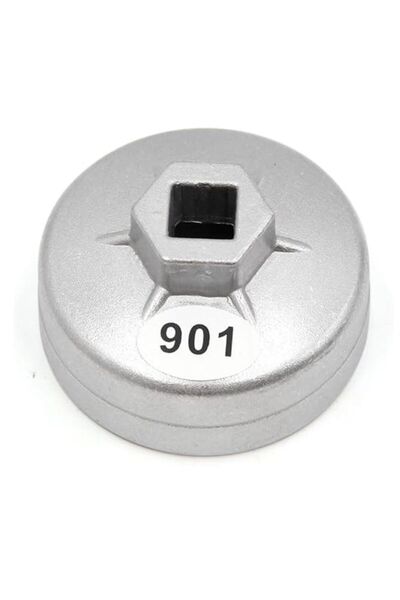 Generic AL ARQAM 64mm x 14 Flute Aluminum Alloy Cup Oil Filter Removal Tool