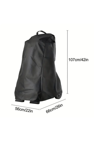 Choice 56x66x107cm Universal Automatic Swimming Pool Cleaner Cover Robotic Pool Cleaner Caddy Cover 210D Ox