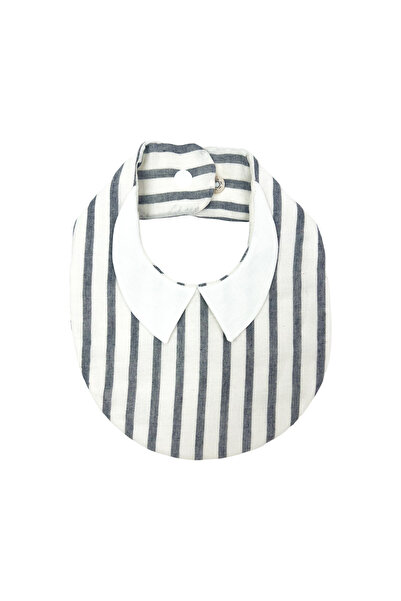 Mryelh طوق U-Tidy Bib - خطوط رمادية