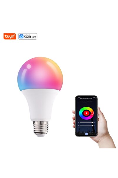 Choice مصباح LED ذكي Tuya يعمل بالبلوتوث 220 فولت E27 مع خاصية التحكم بالتطبي...