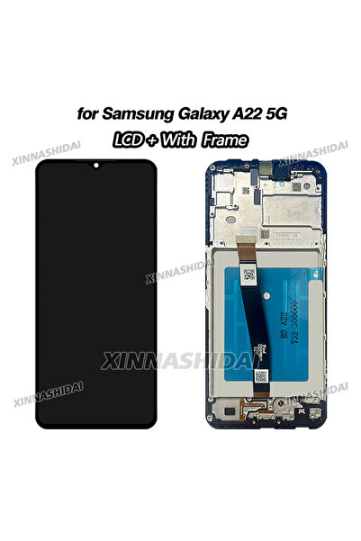 Choice High-Quality LCD Screen with Frame for Samsung Galaxy A22 5G - Touchscreen