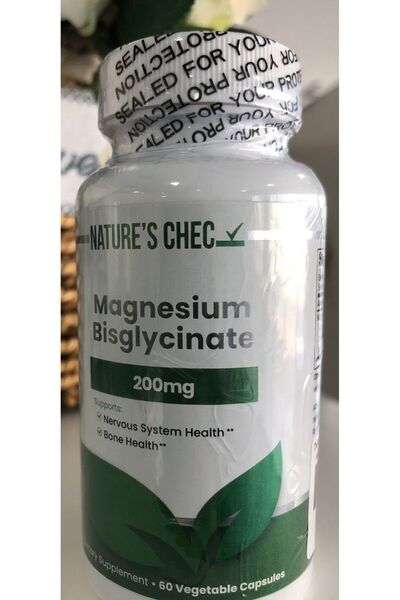 nature's chec بيسجليسينات المغنيسيوم 200 ملغ