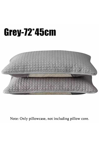 Choice 2PCS Grey Clip Pillow Cover Head oil Isolation layer Pillow Case Prote...