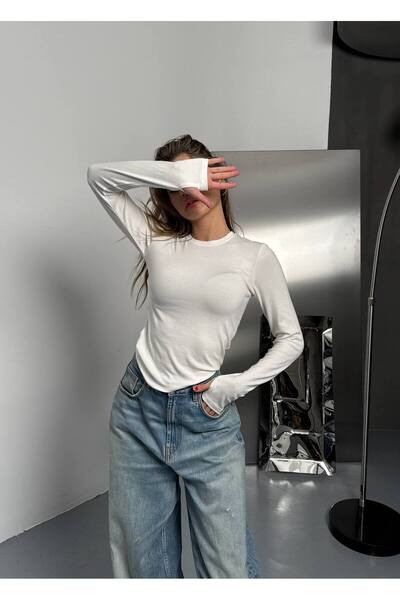 Rouge Round Neck Modal Combed Cotton Bodysuit