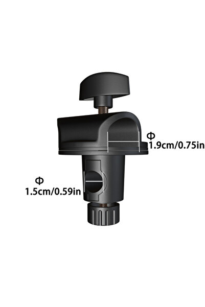 choice2 1.9 سم 1 قطعة مشبك ميكروفون عالمي قابل للتدوير 360 درجة مشبك حامل ميك...
