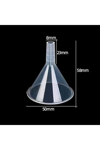 Choice3 50mm 1/3Pcs Clear Plastic Funnel Set Practical Filling Tool Kitchen F...