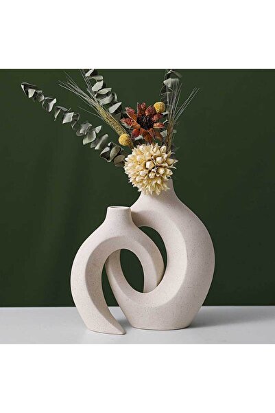 Choice مجموعة مزهريات خزفية بيضاء أوروبية إبداعية بيضاء بسيطة لتزيين المنزل غ...