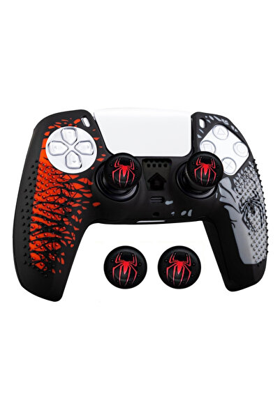 Choice 05 غطاء مانع للانزلاق لجهاز التحكم PS5 غطاء سيليكون مع فتحات للإبهام و...