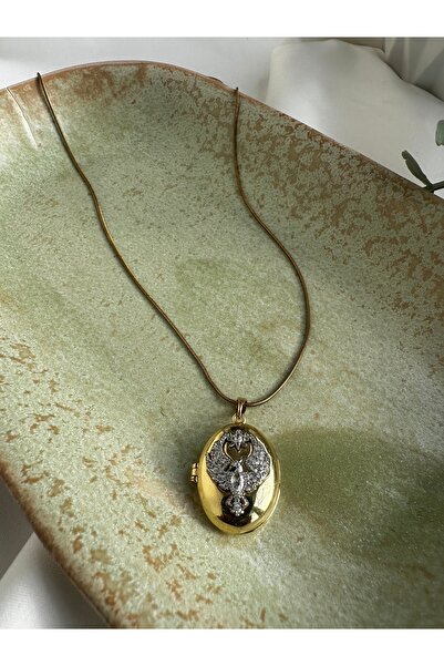 staınless steel Anka Kuşu Çelik Kapanıp Açılan Kolye