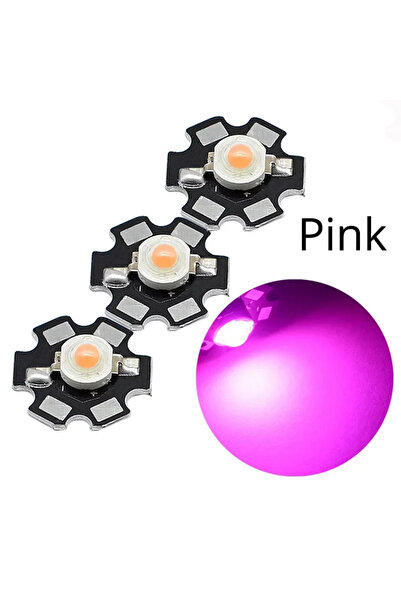 Choice 3W وردي 10X 20mm 3V 1W 3W رقاقة عالية الطاقة حبة ضوئية بيضاء حمراء زرق...