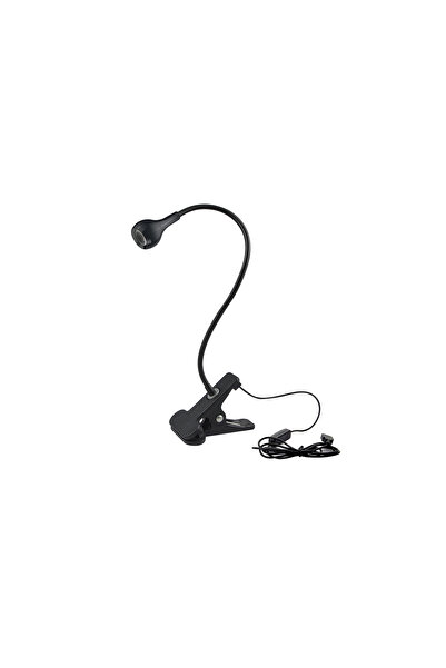 Choice WHITE black Clip on Flexible LED Table Lamp USB Light Home Bedroom Bedside Night Light With Push But