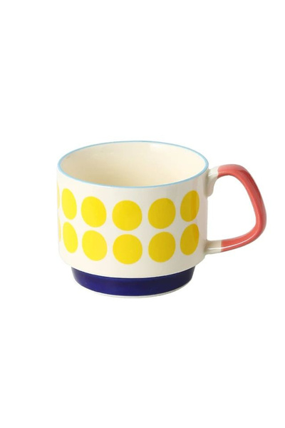 Choice 300ml A 300ml Japanese Flower Coffee Mug Set Retro Ceramic Milk Oats Mug Office Water Handgrip Cup K