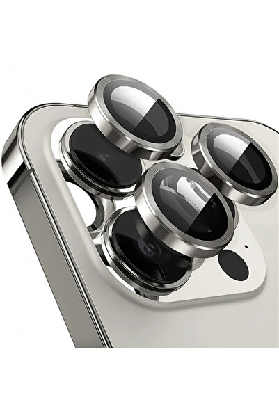 Choice أخرى 16ProMax-16Pro (3 قطع) زجاج حماية عدسة الكاميرا المعدني من التيتانيوم الطبيعي 3-2 قطع لأجهزة iPhone 16