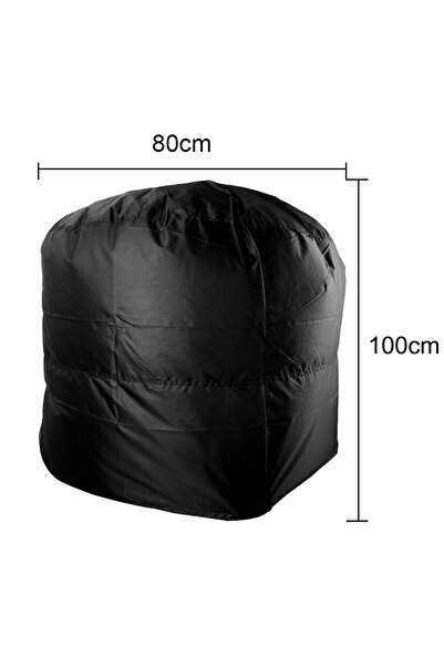 Choice1 80x100cm Waterproof Round BBQ Grill Cover Anti Dust Camping Outdoor B...