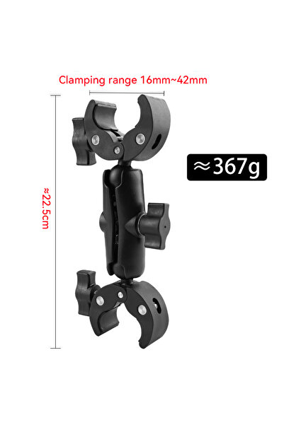 Choice محرك دراجة نارية دراجة هوائية مشبك مزدوج مشبك سرطان حامل كاميرا عصا سي...