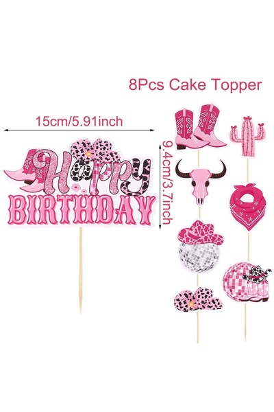 Choice قبعة راعية البقر وحذاء راعية البقر توبرز كيك راعية البقر زينة كيك راعية البقر حفلة عيد ميلاد راعية البقر