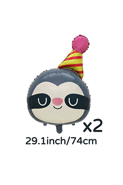 Choice بالون فيلم ألومنيوم على شكل حيوان كسلان آخر، كسلان، أسد، دب، زرافة، نم...