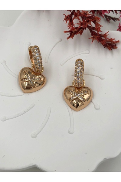 fmaccessoriess Women's Earrings Stainless Steel Color and Size Are Designed in the Description Images Are from the Brand Fmaccesori̇es