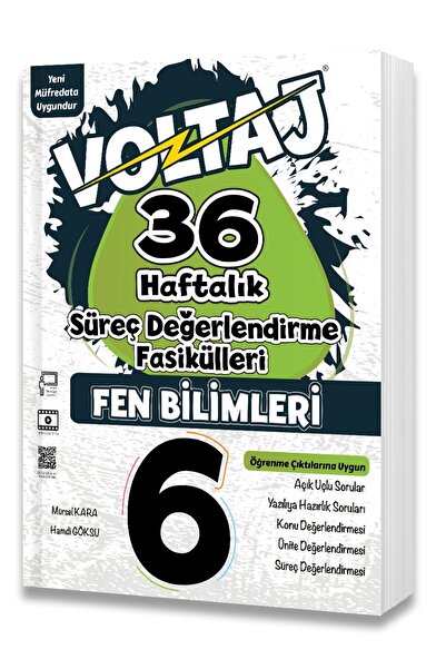 Berkay Yayıncılık 6.SINIF VOLTAJ FEN BİLİMLERİ 36 HAFTALIK SÜREÇ DEĞERLENDİRM...