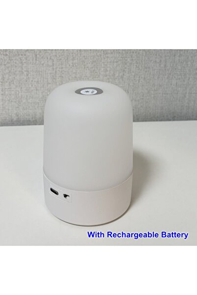 Choice إضاءة ليلية LED ثلاثية الألوان قابلة لإعادة الشحن ومزودة بمفتاح تعمل ب...