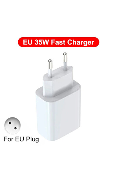 Choice شاحن أوروبي بقوة 35 واط، كابل شحن سريع USB من النوع C لأجهزة iPhone 15...