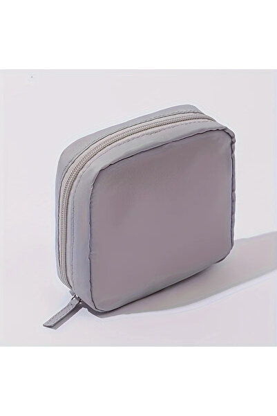 Choice حقيبة منتجات نسائية مقاومة للماء رمادية اللون مكونة من قطعة واحدة - حق...