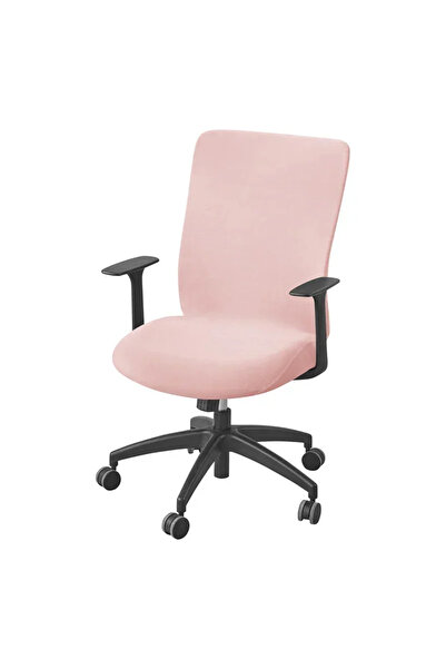 Choice A6 كرسي مكتب غطاء 1 قطعة لون موحد كرسي مكتب غطاء كرسي كمبيوتر مطاطي غطاء رفع دوار G