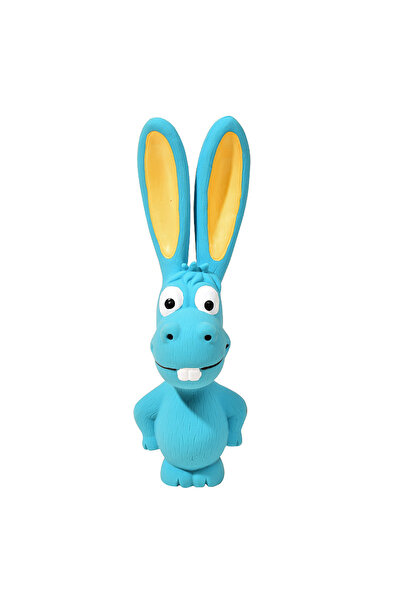 Choice لعب الكلاب من اللاتكس الأزرق لعب الحيوانات الأليفة التي تصدر صوتًا لعب...