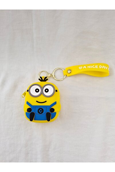 Beyaz Dükkan Silicone Wallet Bag Accessory with Minion Figure