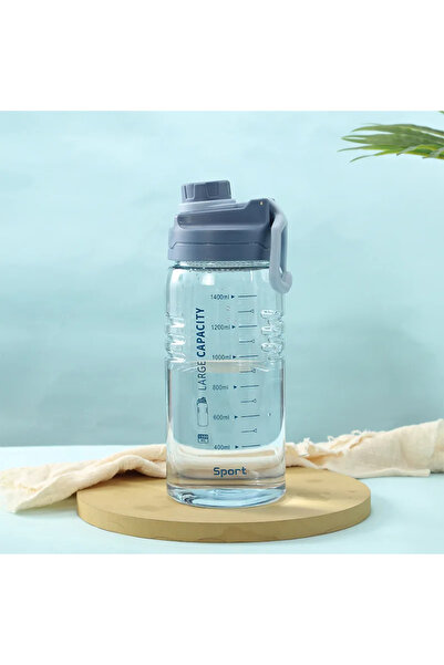 Choice حجم واحد أزرق داكن 1.5 1500 مل/50 أونصة زجاجة مياه باردة كبيرة السعة خ...