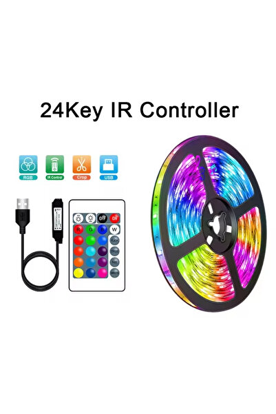 Choice 2m Remote SMD5050 1M/2M/3M USB LED Strip Light TV Desktop Screen Backlight Color Change Bedroom Deco