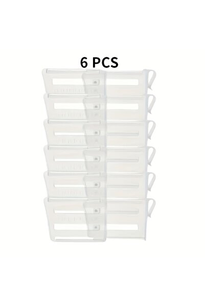 choice2 6pcs 6/12 Adjustable Refrigerator Space Divider - Expandable Drink an...