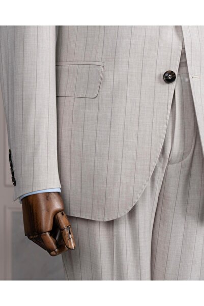 TerziAdemAltun İtalyan stil slim fit sivri yaka ceket pantolon takım elbise taş T14255