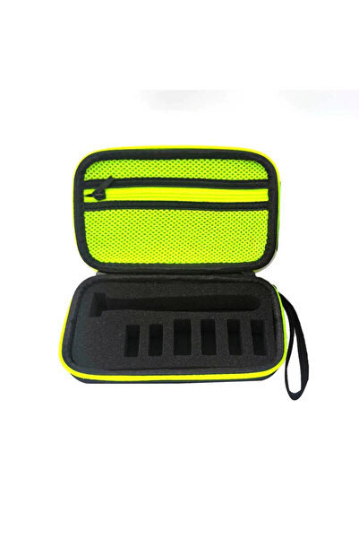 Choice حقيبة تخزين خضراء مقاس 21x12x6 سم حقيبة محمولة من مادة EVA ماكينة حلاق...