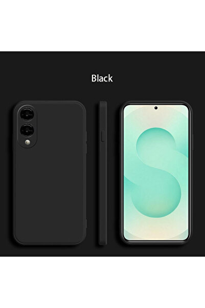 Choice Samsung S25 edge Black For S25 Edge Square Liquid Silicone Phone Case ...