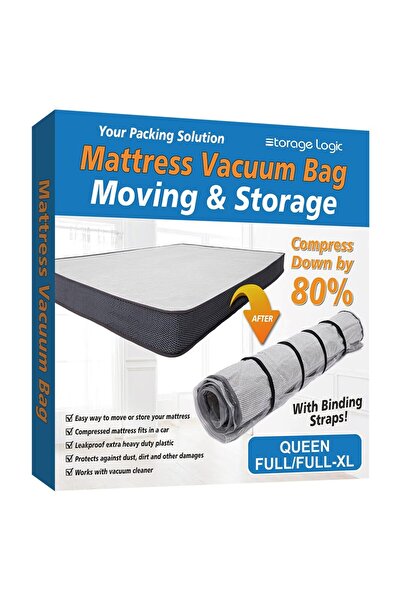 Choice كيس تفريغ الهواء King 250 200cm مع خاصية الشفط، ختم كبير جدًا، مرتبة لاتكس سميكة لوجستية