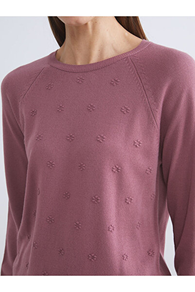 LC Waikiki Timeless Store: Timeless Recommendations |   Crew Neck Floral Women's Knitwear Sweater