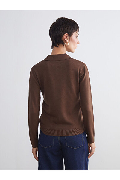 LC Waikiki Sparkling Choices from Shining Store | Polo Neck Women's Knitwear Sweater